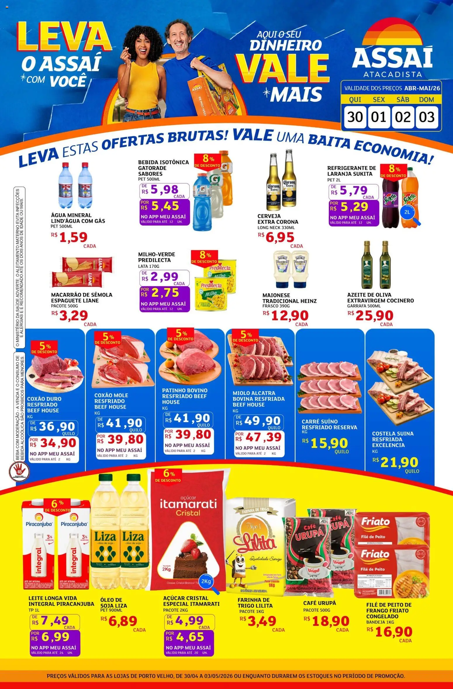 Pré-Visualização do folheto "Assaí Atacadista ofertas - RO" da loja Assaí Atacadista válido a partir de 30/04/2026