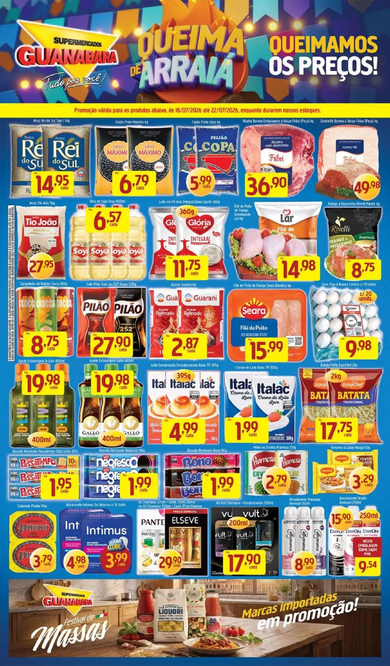 Pré-Visualização do folheto "Guanabara promoção" da loja Supermercados Guanabara válido a partir de 18/07/2026