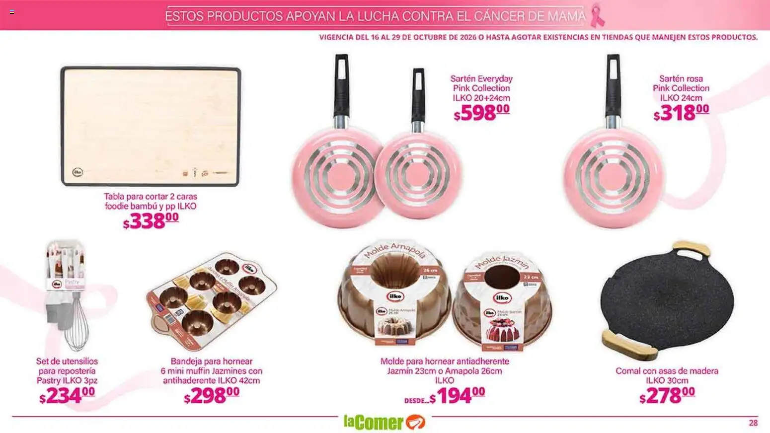 Vista previa las ofertas de la tienda La Comer - La Comer folleto es la tienda rosa desde el 16/10/2026 