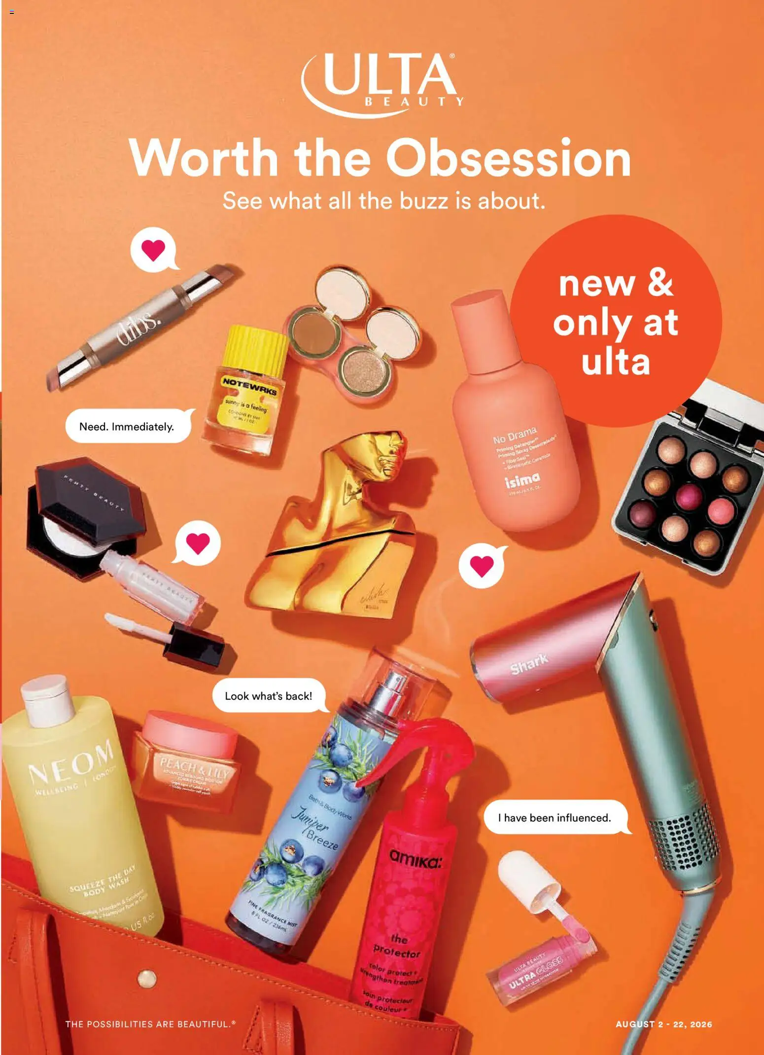 Ad Preview of Ulta Beauty Ulta Beauty Weekly Ad from 08/02/2026