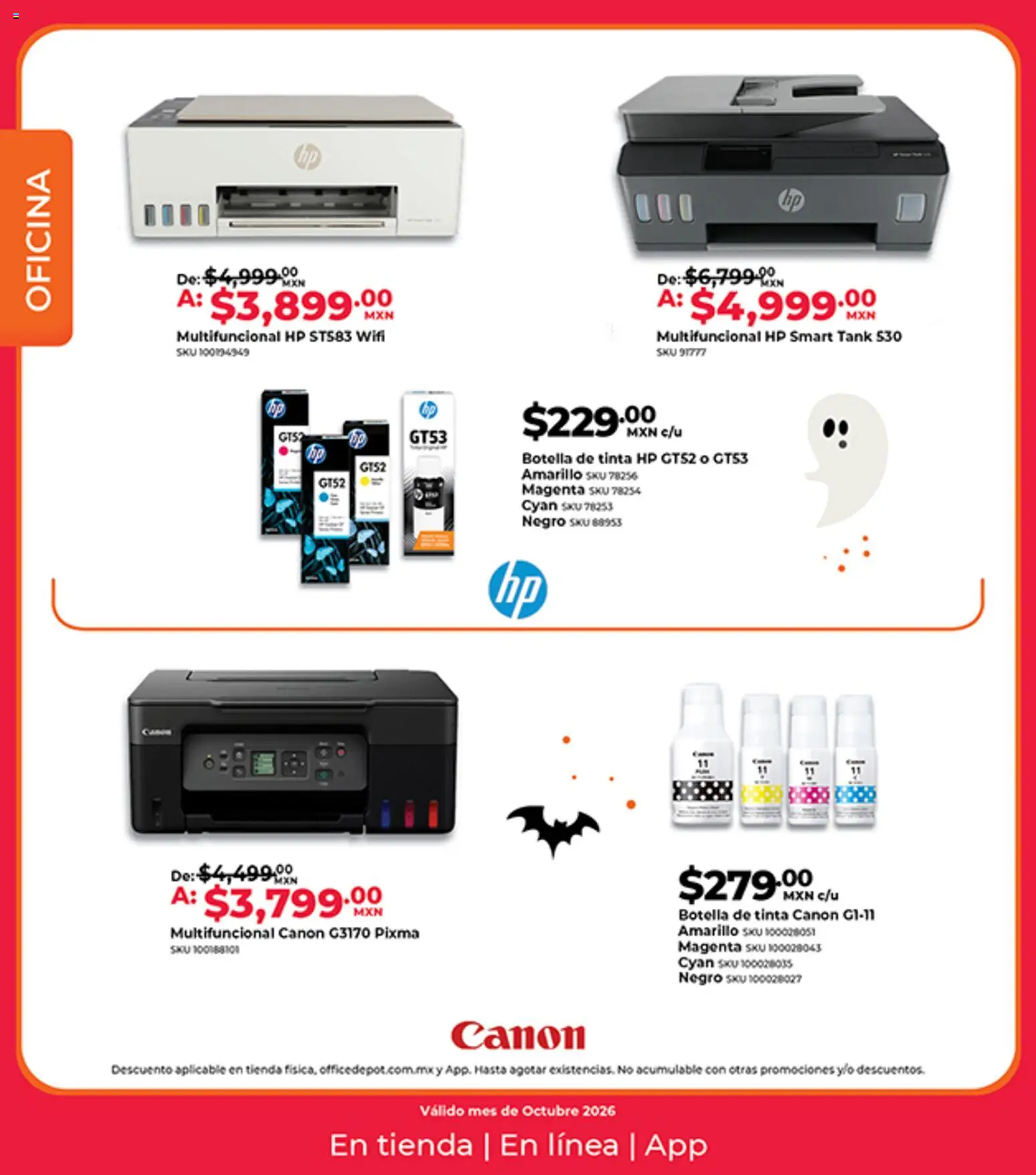 Vista previa las ofertas de la tienda Office Depot - Office Depot catálogo desde el 01/10/2026 
