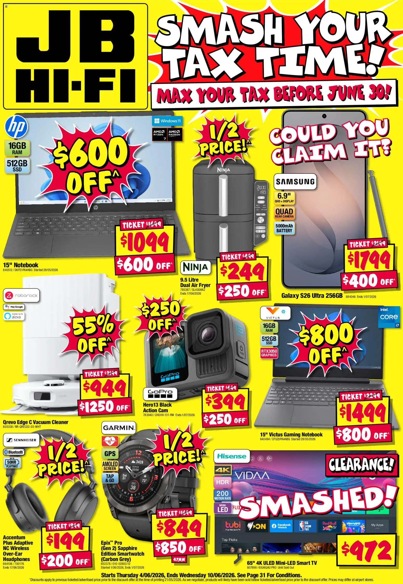 Preview of catalogue JB Hi-Fi catalogue from shop JB Hi-Fi valid 04/06/2026