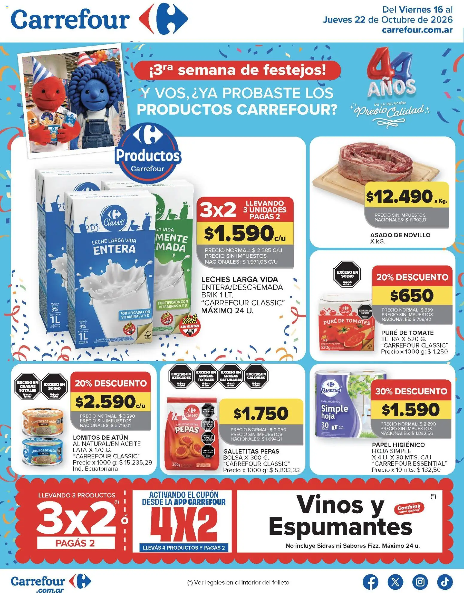 Vista previa del folleto de la tienda Carrefour válido desde el 16/10/2026 