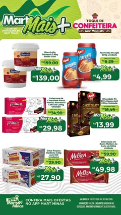 Pré-Visualização do folheto "Mart Minas ofertas Confeiteira" da loja Mart Minas válido a partir de 28/07/2026