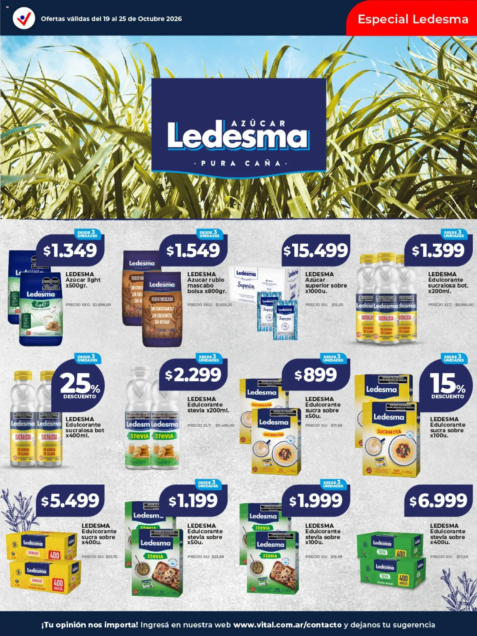 Vista previa del folleto de la tienda Vital válido desde el 19/10/2026 