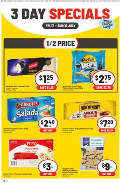 Preview of catalogue IGA 3 Day Specials NSW Medium V2 from shop IGA valid 17/07/2026
