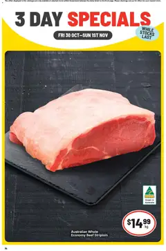 Preview of catalogue IGA 3 Day Specials QLD from shop IGA valid 30/10/2026