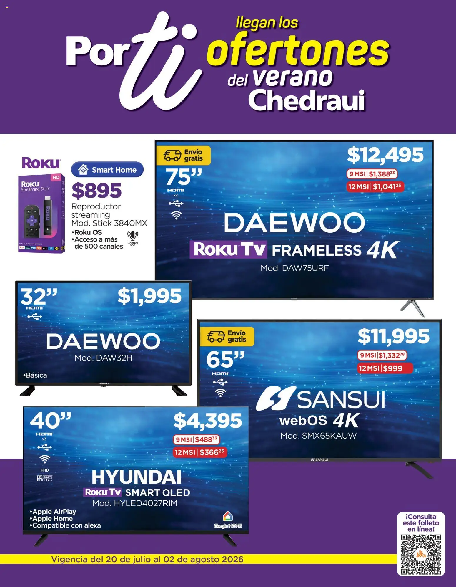 Vista previa las ofertas de la tienda Chedraui - Chedraui folleto Por Ti ofertones desde el 20/07/2026 