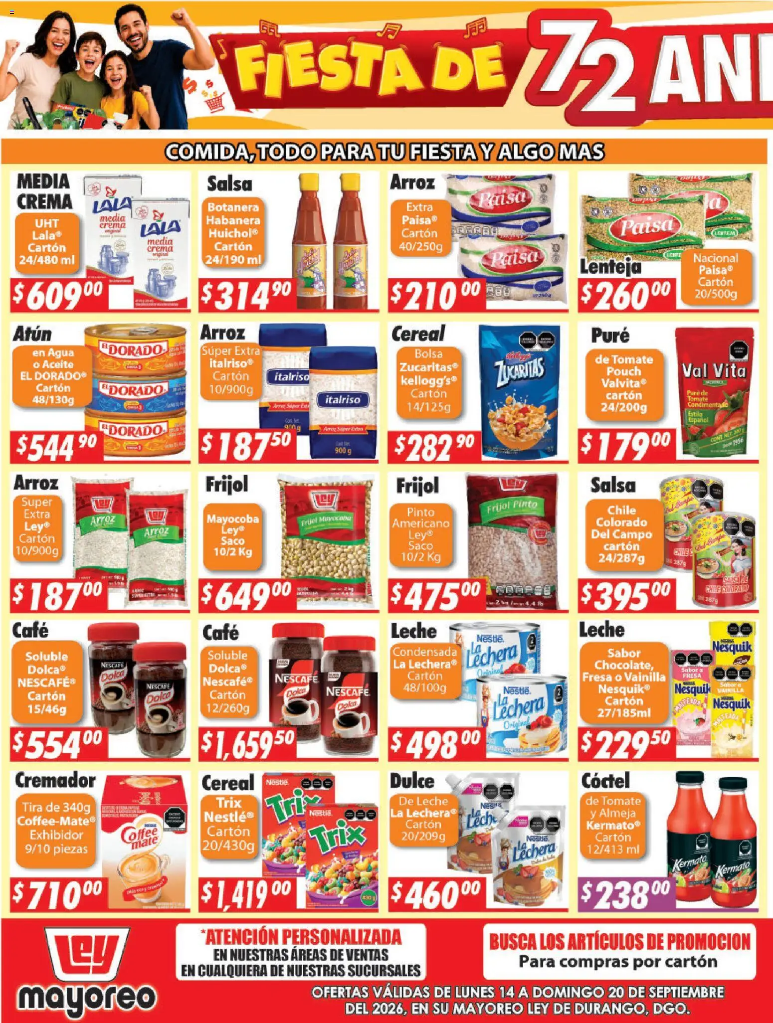 Vista previa las ofertas de la tienda Casa Ley - Casa Ley folleto desde el 14/09/2026 