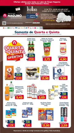 Pré-Visualização do folheto "Nagumo ofertas Quarta e Quinta" da loja Nagumo válido a partir de 13/05/2026