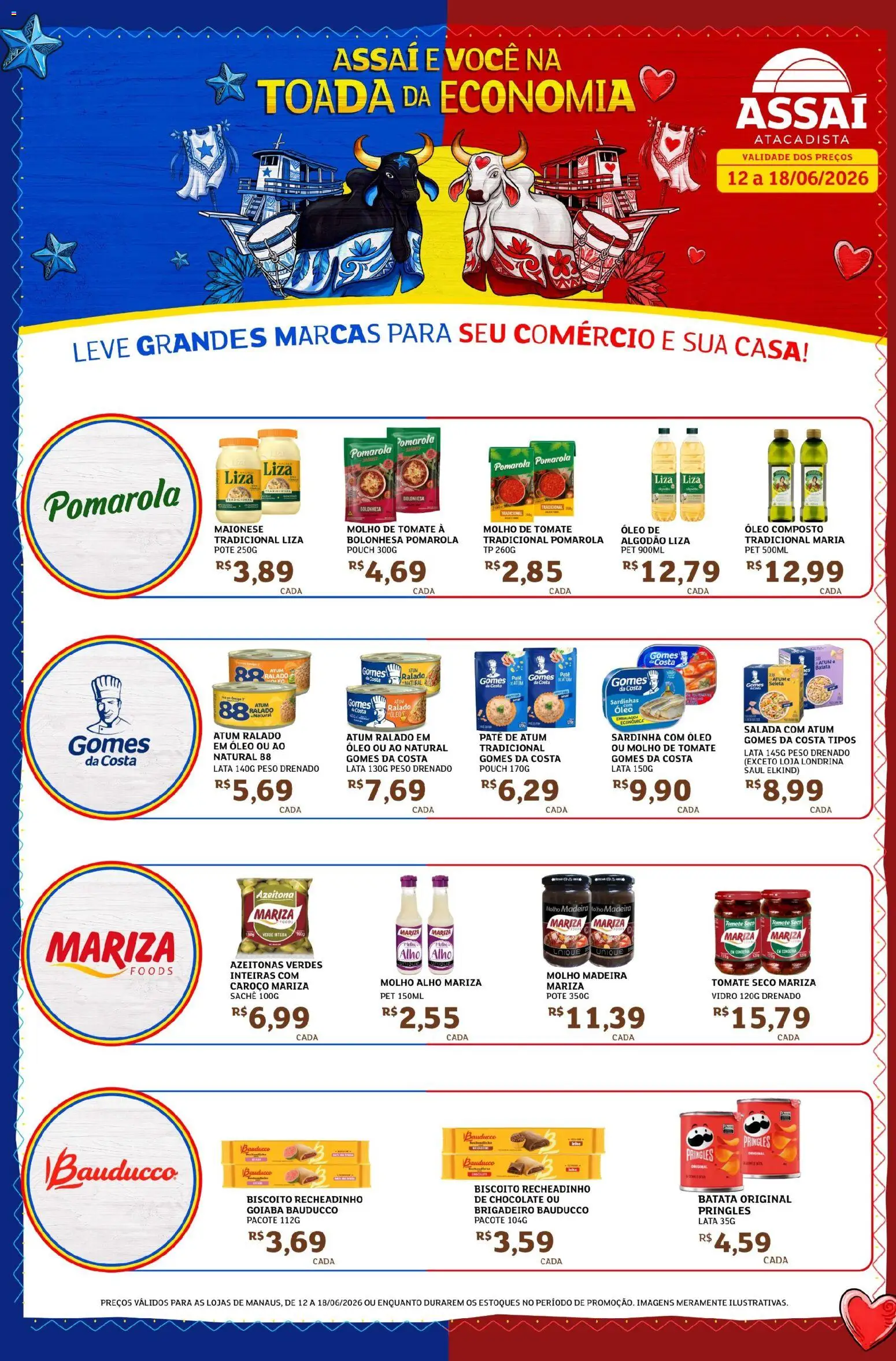 Pré-Visualização do folheto "Assaí Atacadista ofertas - AM" da loja Assaí Atacadista válido a partir de 12/06/2026