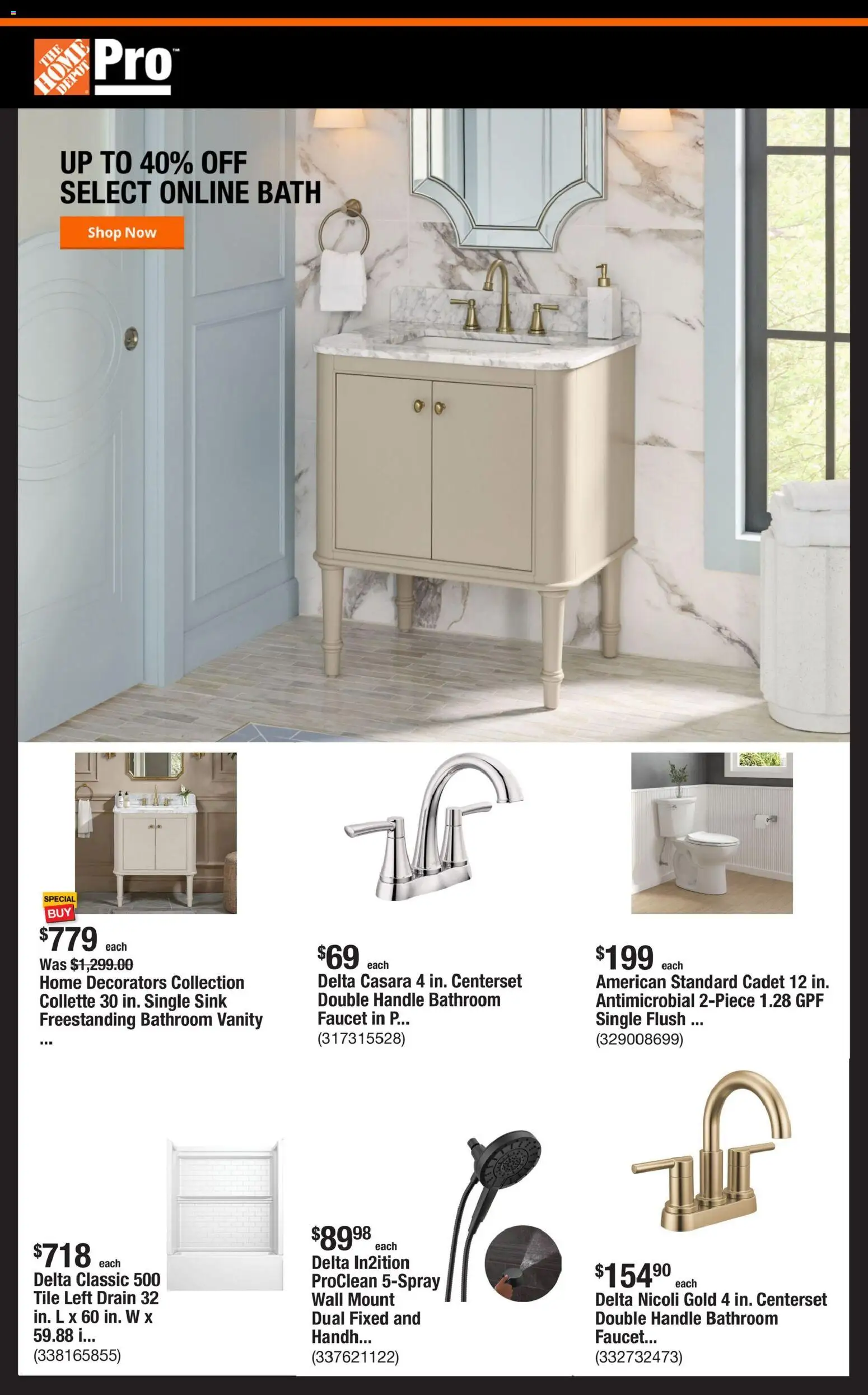 Ad Preview of Home Depot Home Depot Shop Pro Ad from 08/17/2026