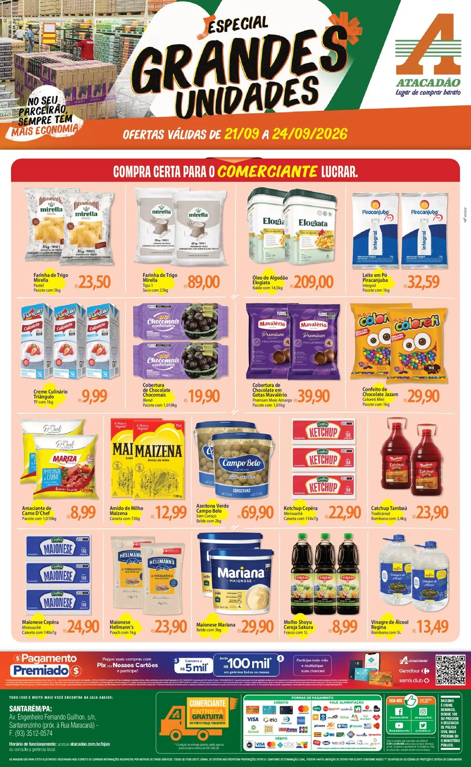 Pré-Visualização do folheto "Atacadão ofertas - PA" da loja Atacadão válido a partir de 21/09/2026