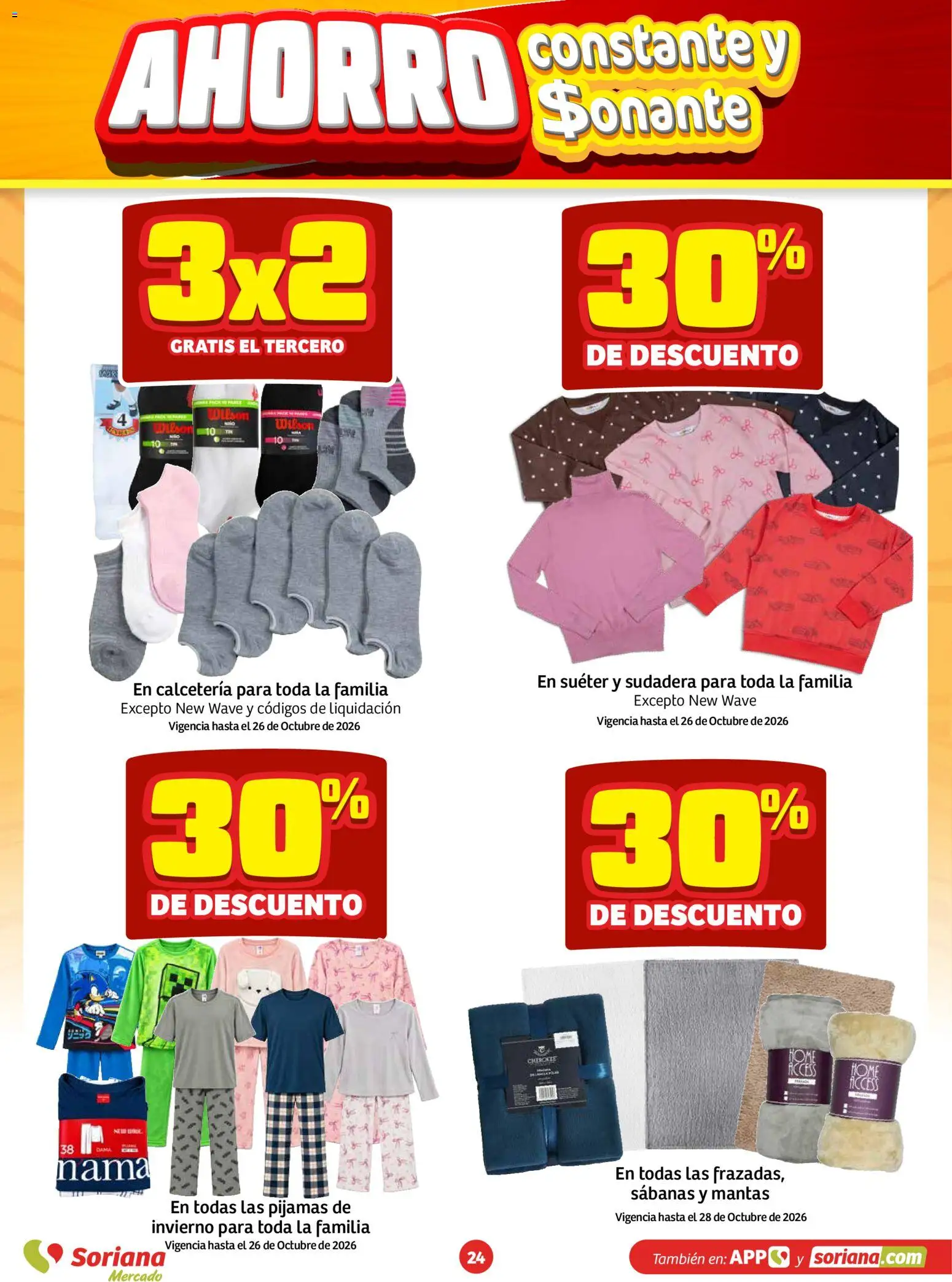 Vista previa las ofertas de la tienda Soriana - Soriana folleto Ahorro constante y sonante desde el 23/10/2026 