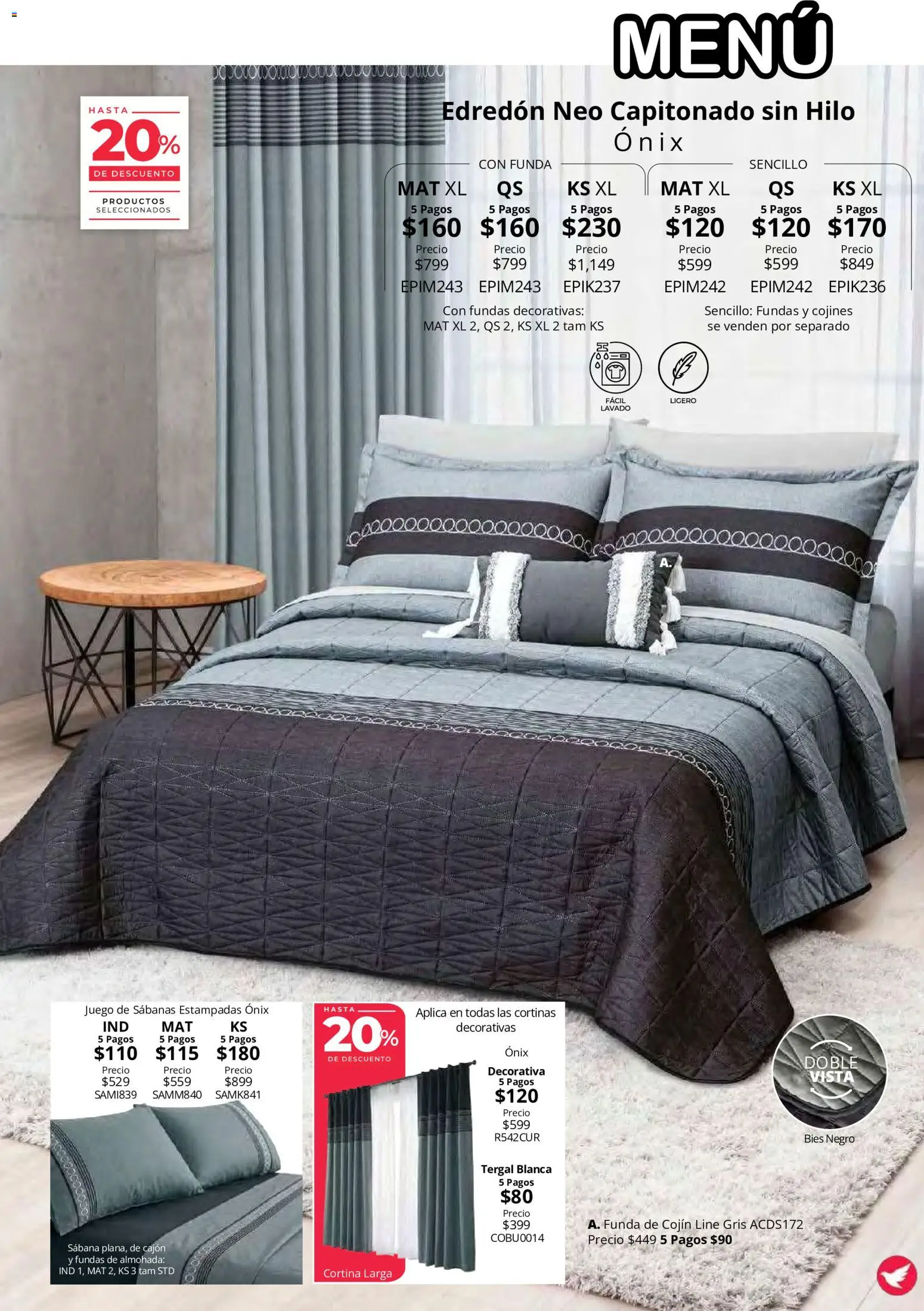 Vista previa las ofertas de la tienda Colchas Concord - Colchas Concord catálogo desde el 01/08/2026 