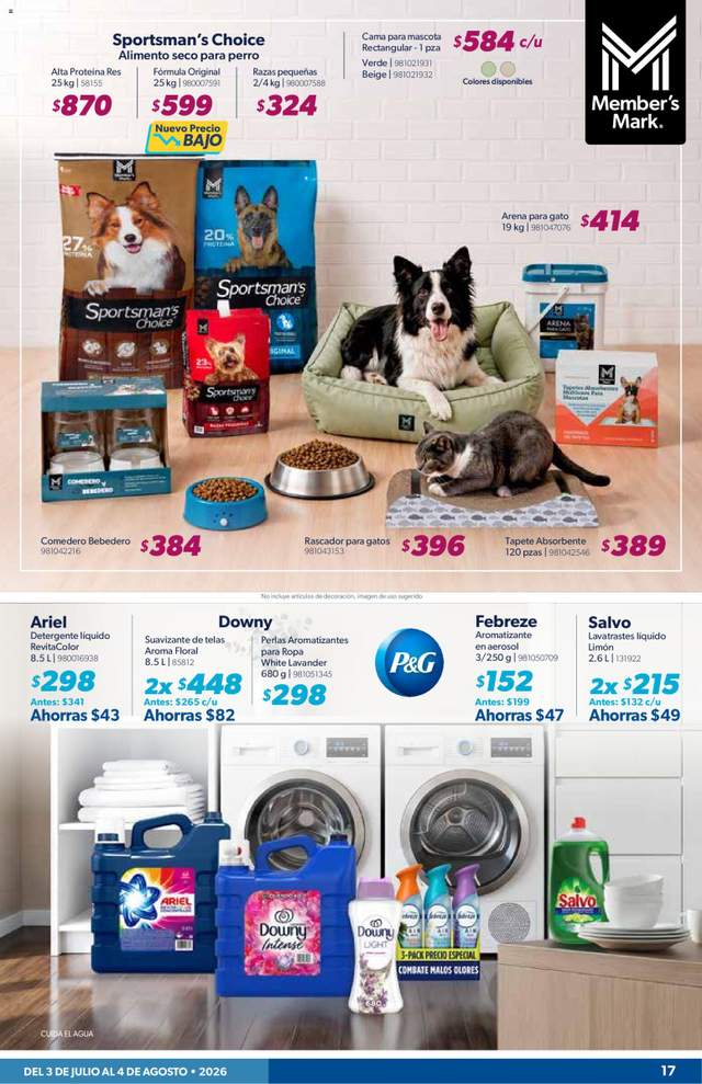 Nuevo catálogo de Sam's Club a partir del 03/07