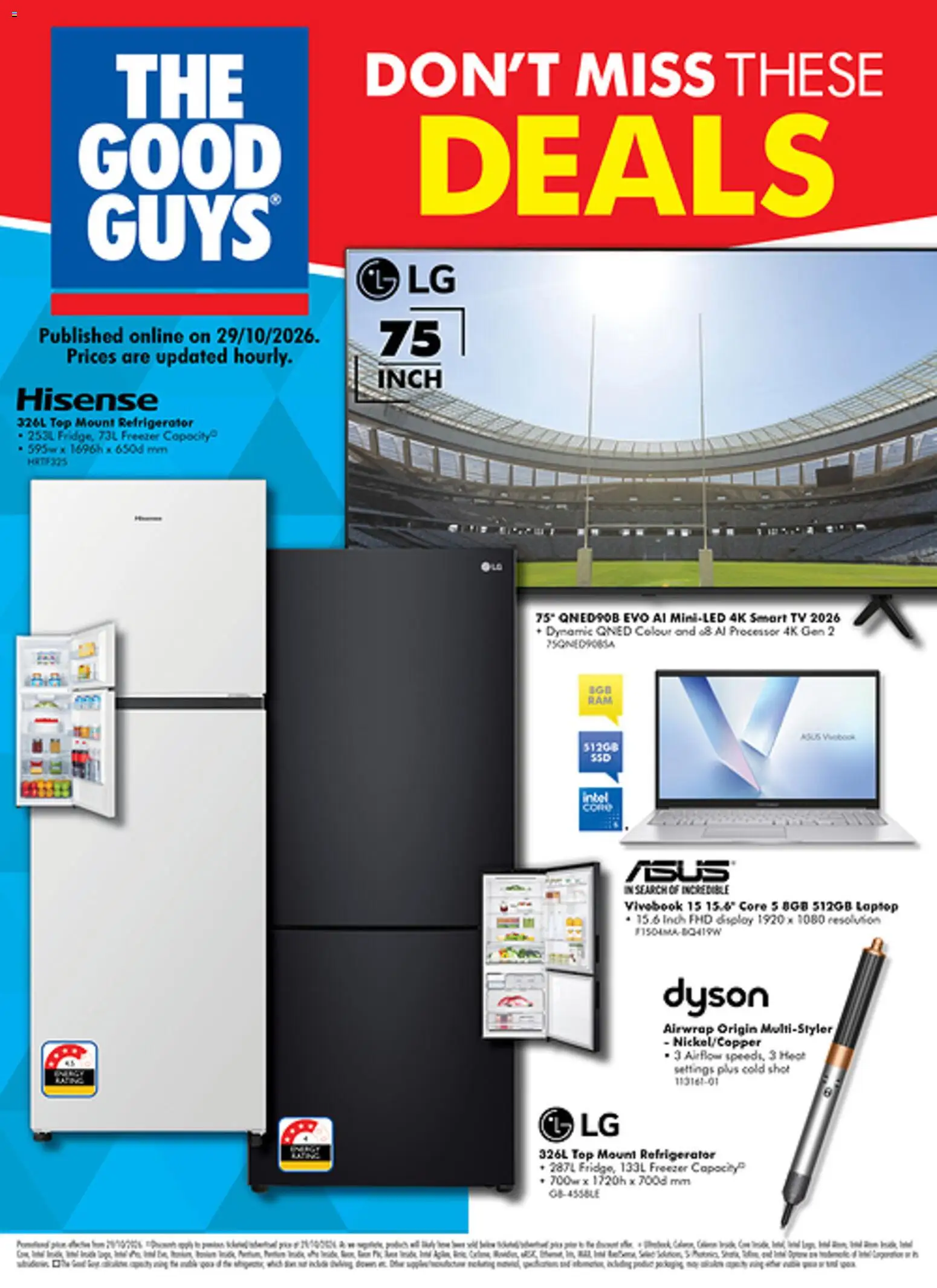 Preview of catalogue The Good Guys catalogue from shop The Good Guys valid 29/10/2026