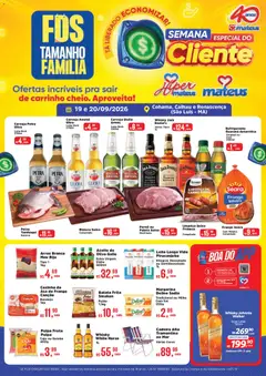 Pré-Visualização do folheto "Mateus ofertas Fds tamanho Família" da loja Mateus válido a partir de 19/09/2026