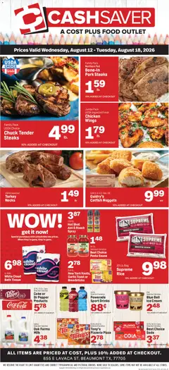 Ad Preview of Market Basket Market Basket Cash Saver Weekly Ad from 08/12/2026