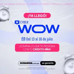 Vista previa de Hiraoka Cyber Wow de la tienda Hiraoka válido desde 13/07/2026
