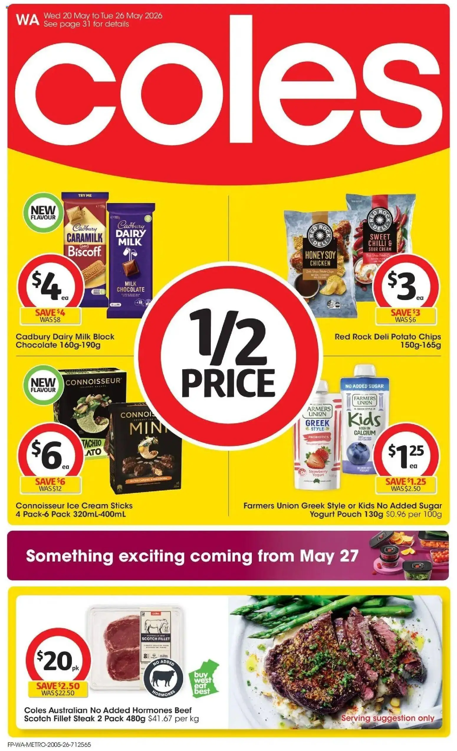 Preview of catalogue Coles Catalogue WA from shop Coles valid 19/05/2026