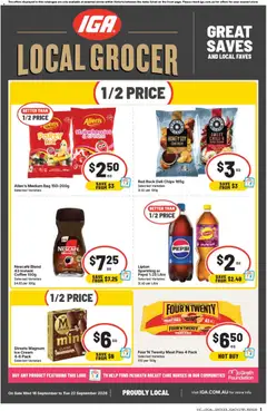 Preview of catalogue IGA catalogue Abbotsford from shop IGA valid 16/09/2026