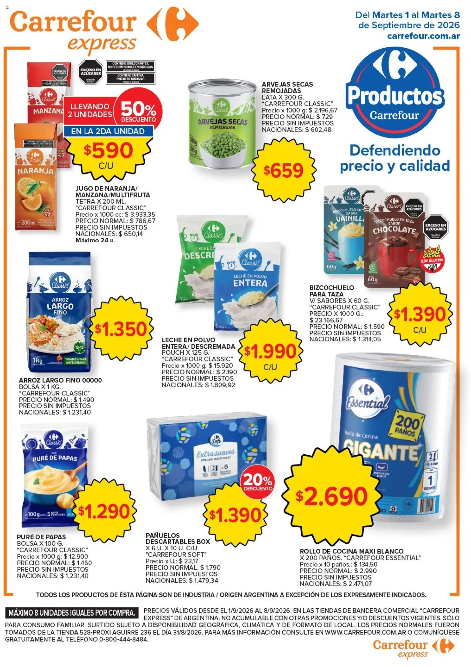 Vista previa del folleto de la tienda Carrefour válido desde el 01/09/2026 