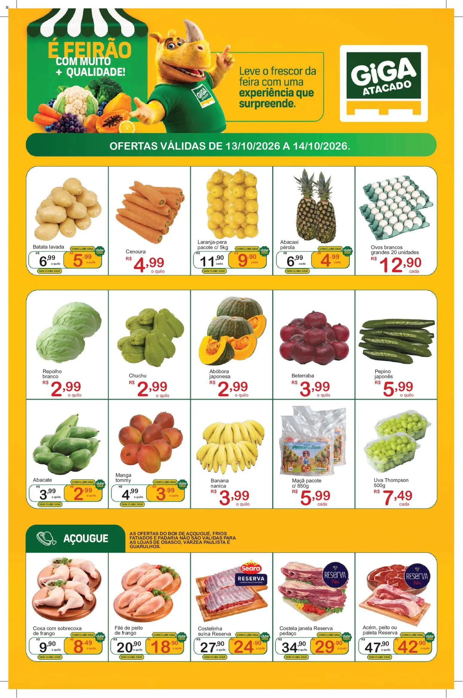 Pré-Visualização do folheto "GIGA Atacado ofertas Feirão" da loja GIGA Atacado válido a partir de 13/10/2026