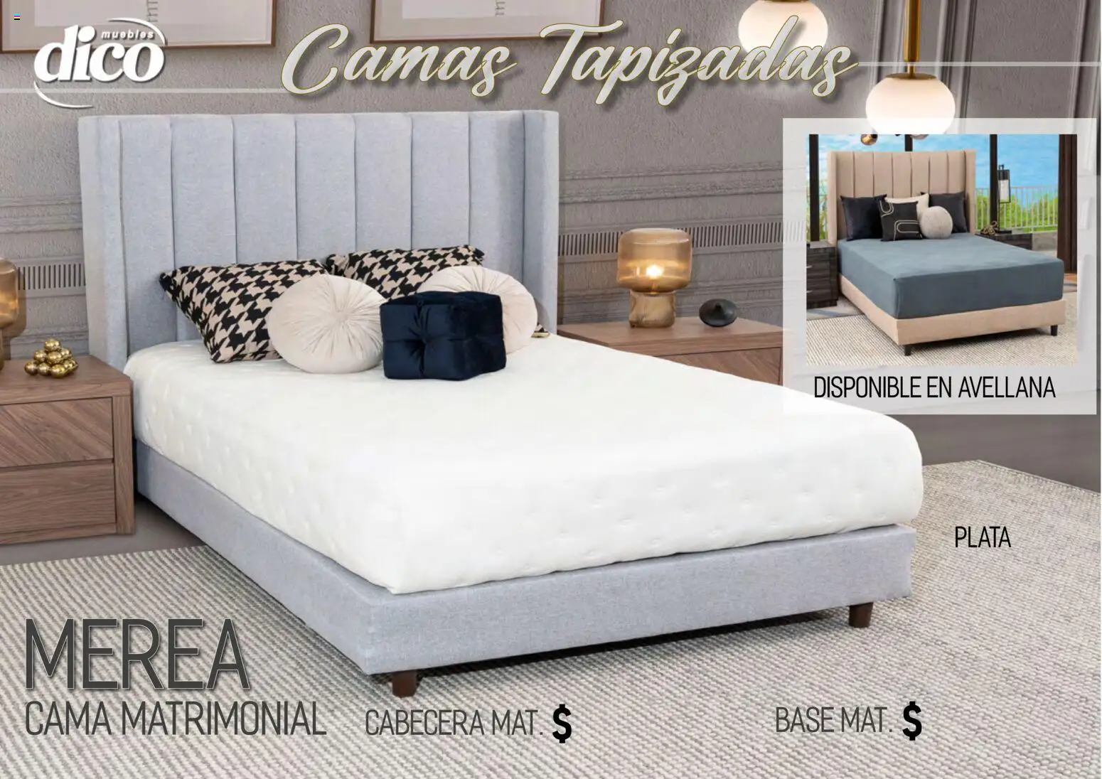Vista previa las ofertas de la tienda Muebles Dico - Muebles Dico catálogo Camas tapizadas desde el 01/04/2026 