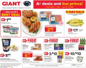 Ad Preview of Giant Giant Weekly Ad from 08/21/2026