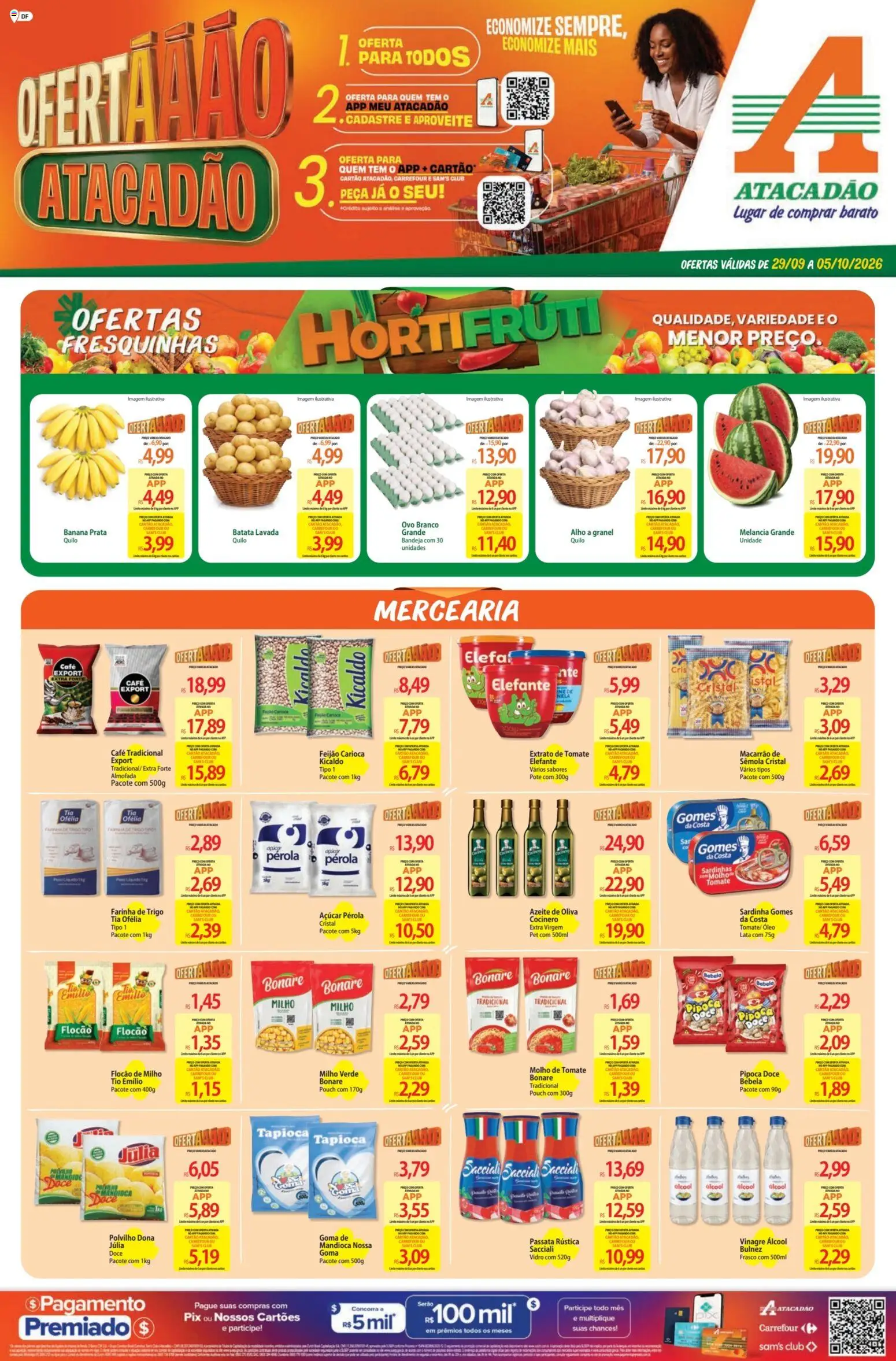 Pré-Visualização do folheto "Atacadão ofertas - DF" da loja Atacadão válido a partir de 29/09/2026