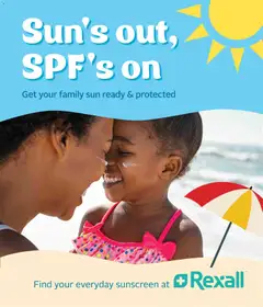 Un aperçu du dépliant Rexall - Sun Care Specialty Book du magasin Rexall est valide à partir 10 avr. 2026