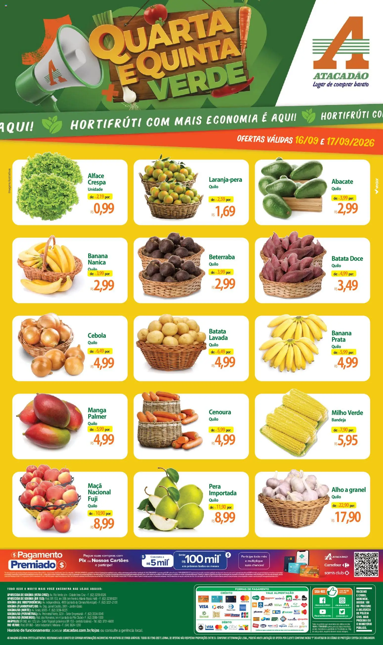 Pré-Visualização do folheto "Atacadão ofertas - GO" da loja Atacadão válido a partir de 16/09/2026