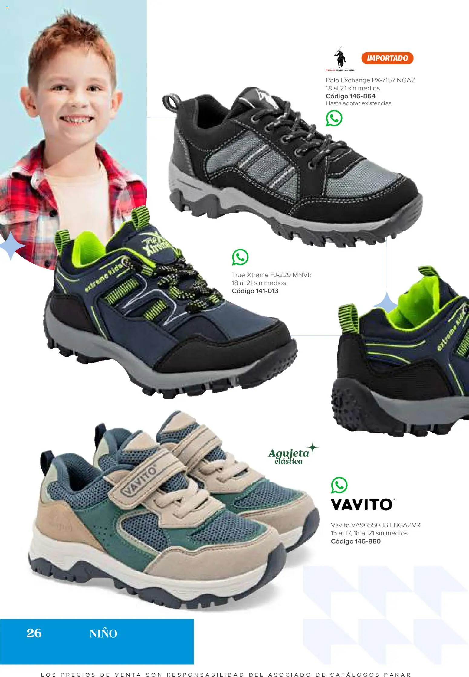 Vista previa las ofertas de la tienda SC Pakar - SC Pakar catálogo Niño desde el 31/07/2026 