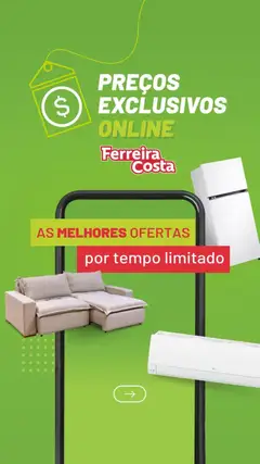 Pré-Visualização do folheto "Ferreira Costa - Ofertas atuais" da loja Ferreira Costa válido a partir de 13/05/2026