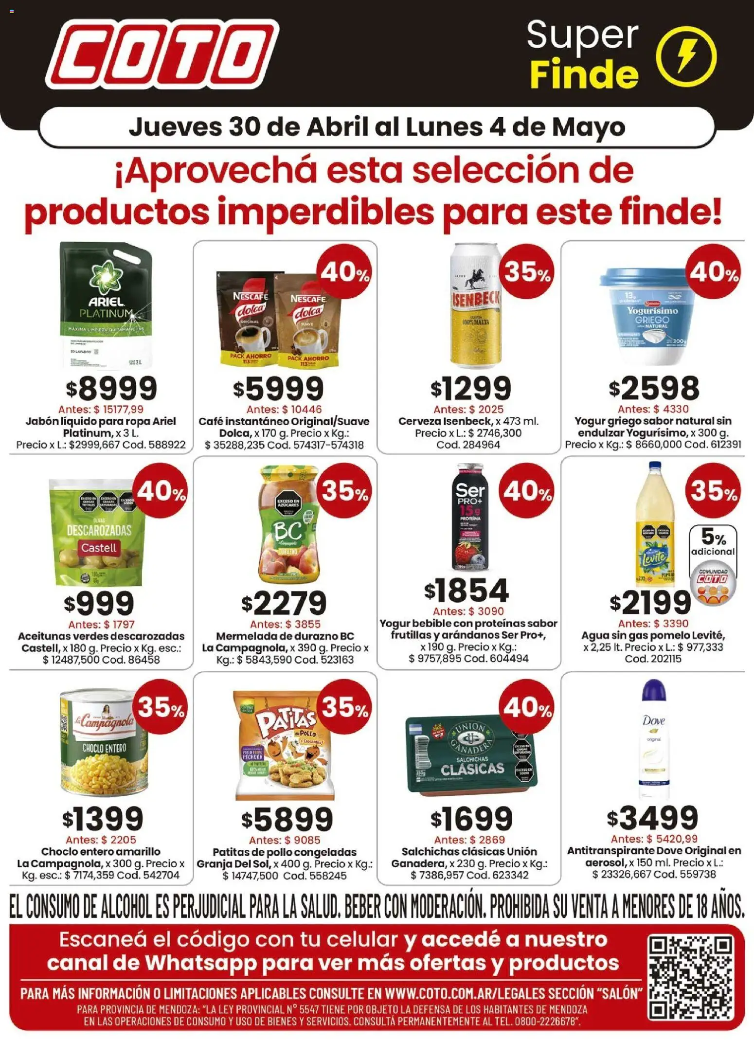 Vista previa del folleto de la tienda Coto válido desde el 30/04/2026 