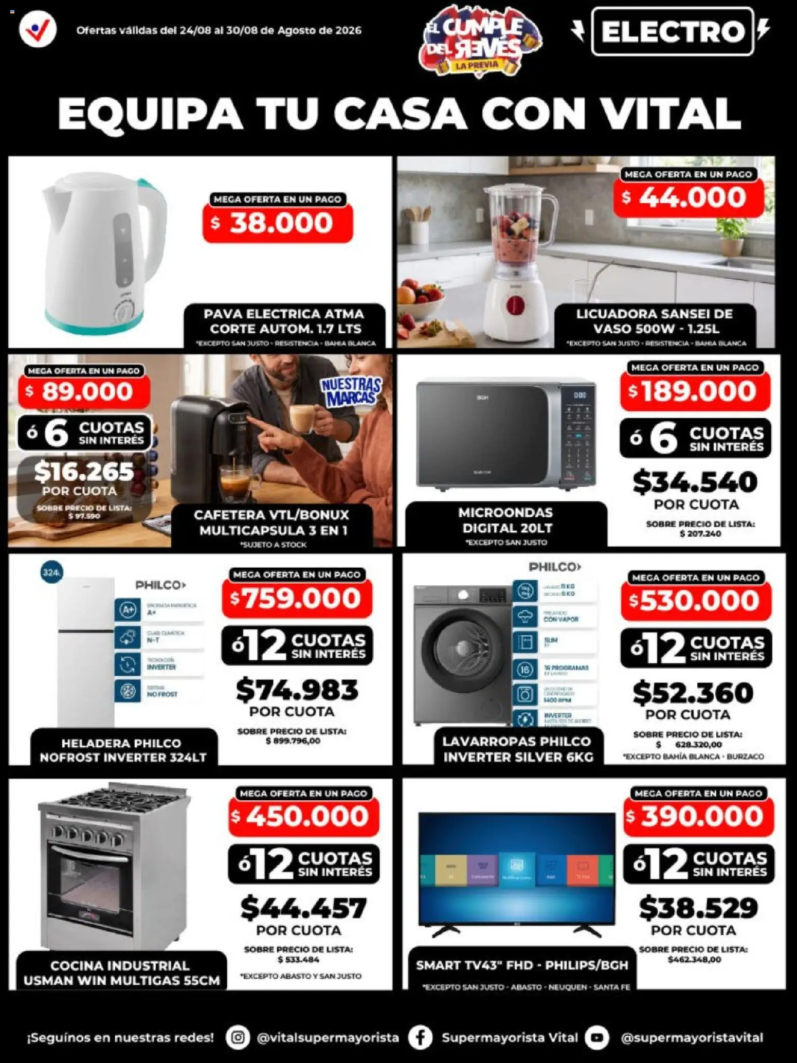 Vista previa del folleto de la tienda Vital válido desde el 24/08/2026 