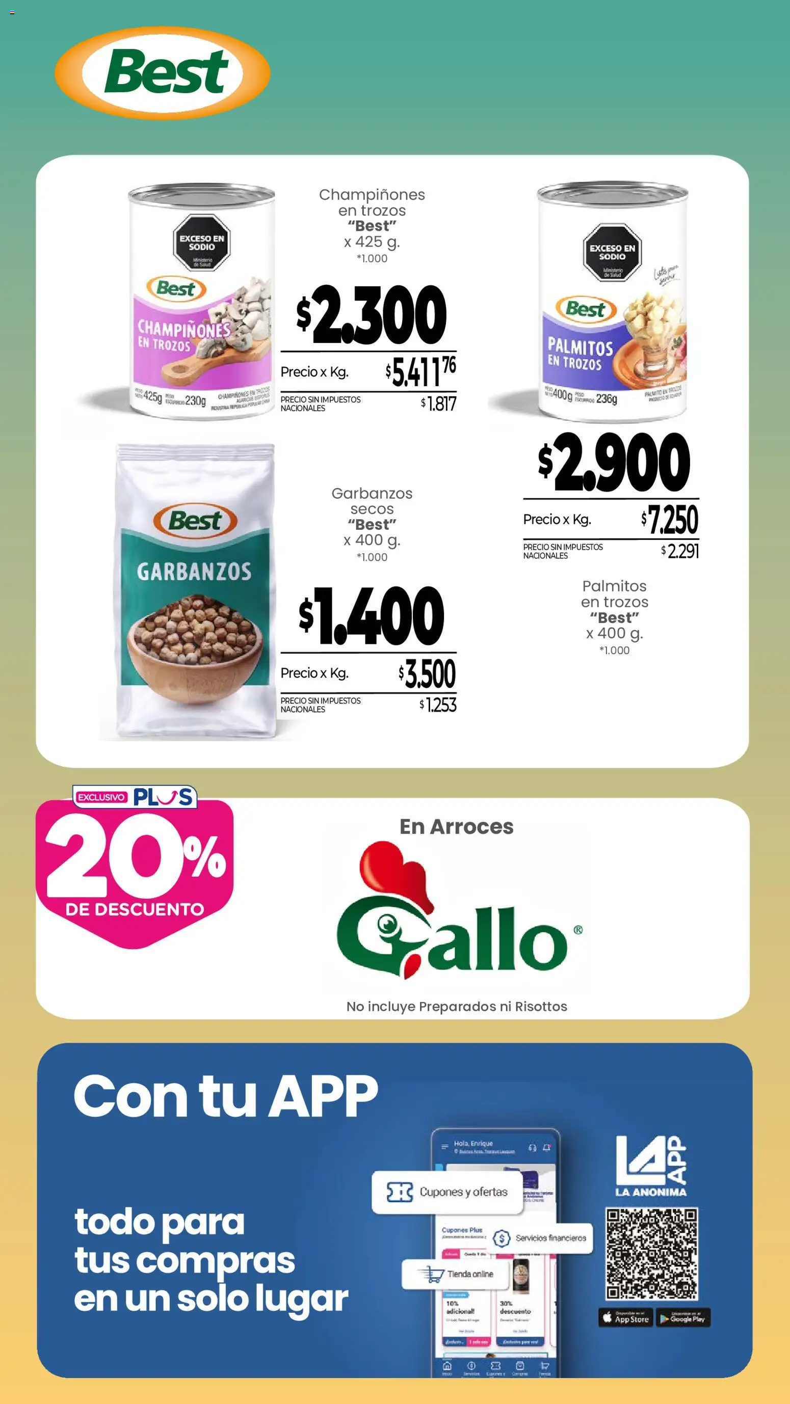 Vista previa del folleto de la tienda La Anonima válido desde el 15/10/2026 