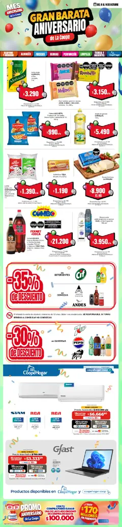 Vista previa del folleto de la tienda Cooperativa Obrera válido desde el 08/10/2026 