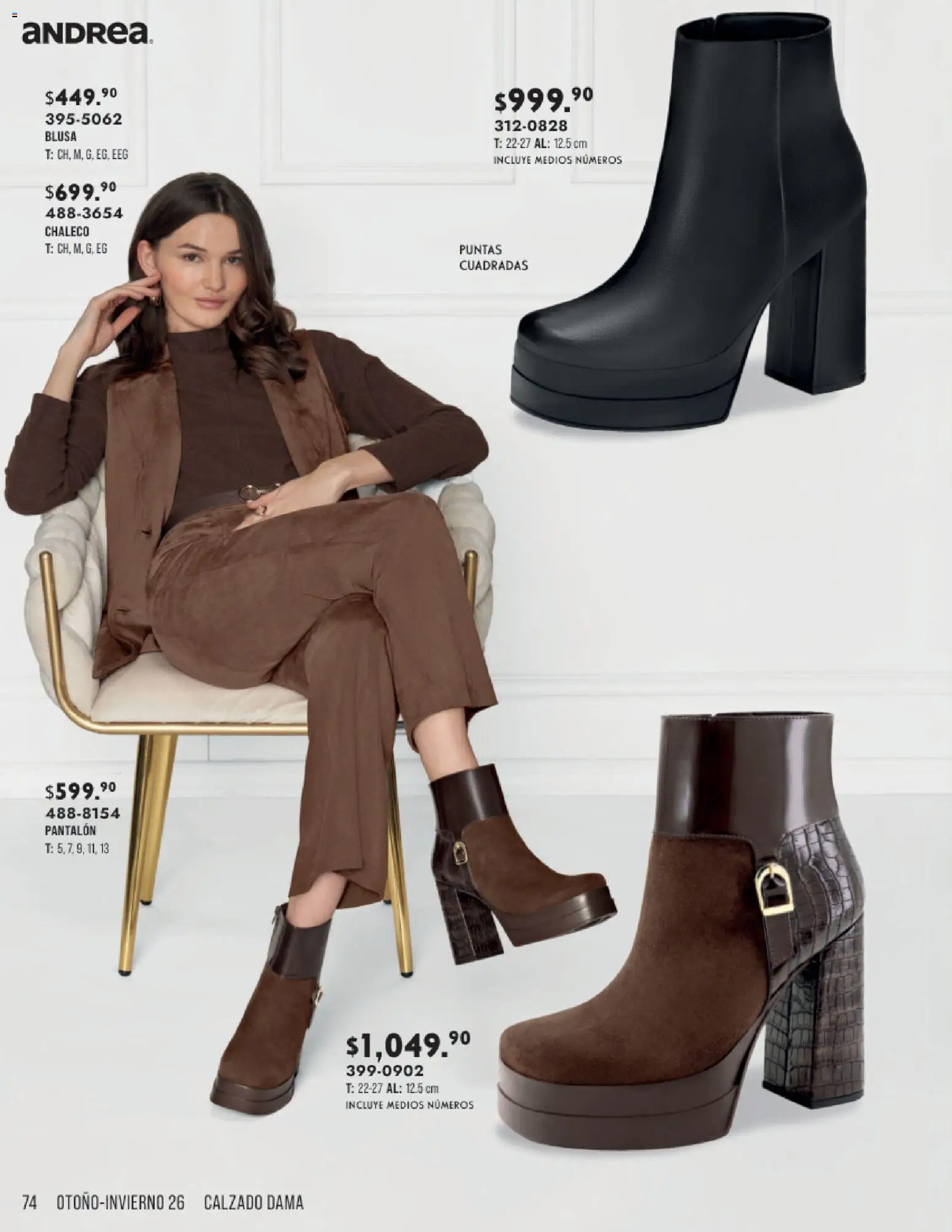 Vista previa las ofertas de la tienda Andrea - Andrea catálogo Otoño Invierno desde el 23/08/2026 
