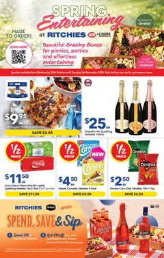 Preview of catalogue Ritchies catalogue Spring Entertaining from shop Ritchies valid 28/10/2026