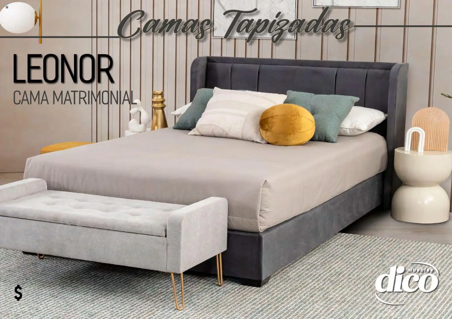 Vista previa las ofertas de la tienda Muebles Dico - Muebles Dico catálogo Camas tapizadas desde el 01/04/2026 