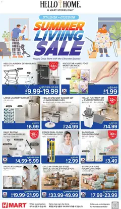 Ad Preview of Hmart Hmart HOUSEWARE SALE - New York & New Jersey from 07/10/2026