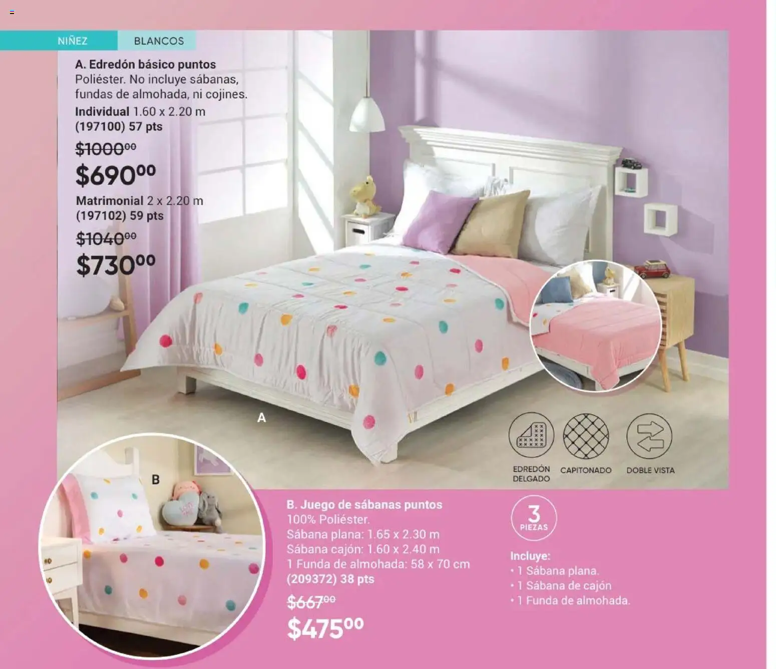 Vista previa las ofertas de la tienda AVON - AVON Casa & Estilo 11 2026 desde el 10/07/2026 - Juego, Almohada, Sabanas, Funda, Funda de almohada