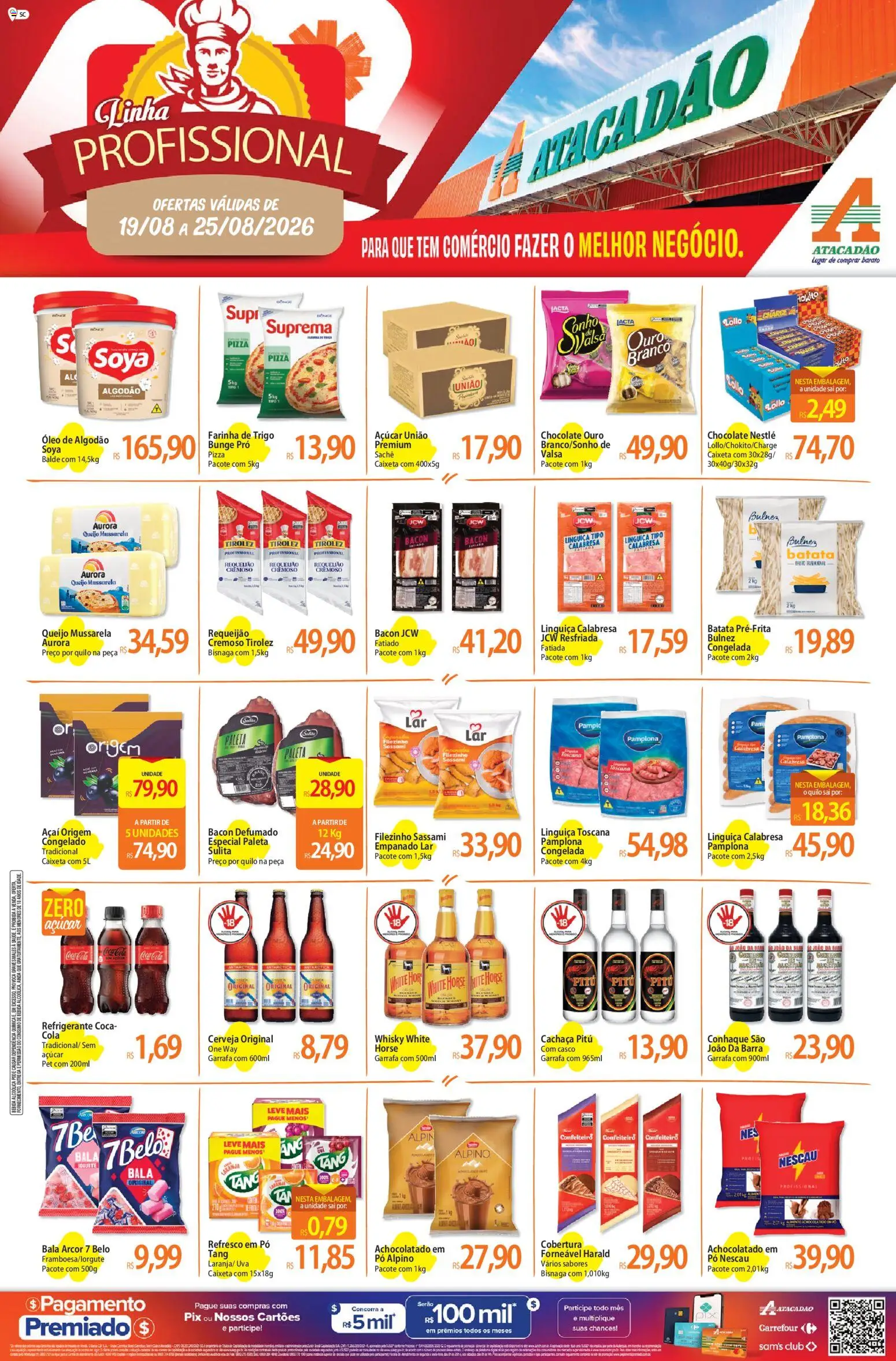 Pré-Visualização do folheto "Atacadão ofertas - SC" da loja Atacadão válido a partir de 19/08/2026