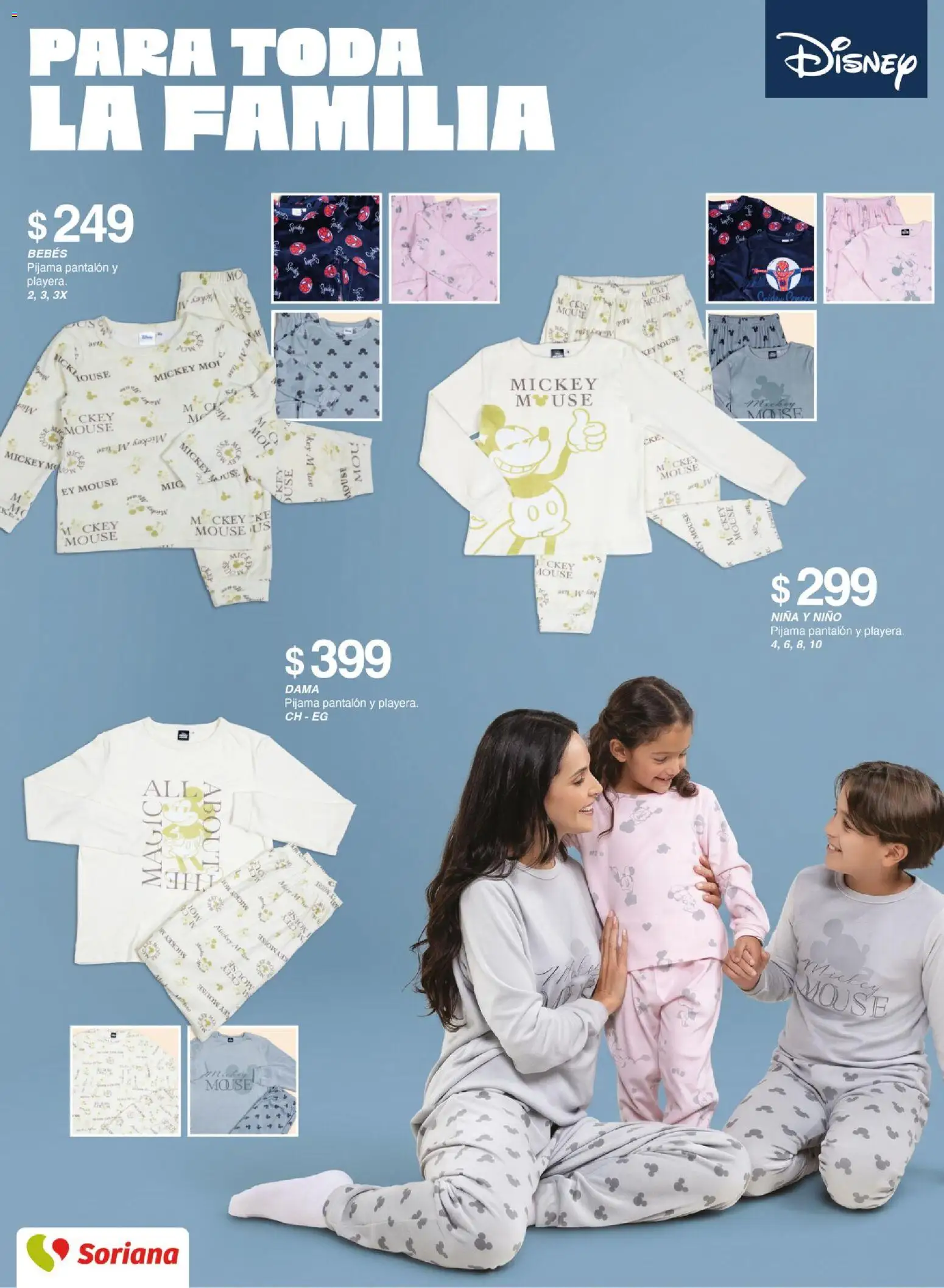 Vista previa las ofertas de la tienda Soriana - Soriana catálogo otoño invierno desde el 30/09/2026 - Pijama, Mouse