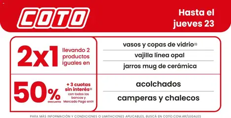 Vista previa del folleto de la tienda Coto válido desde el 21/07/2026 
