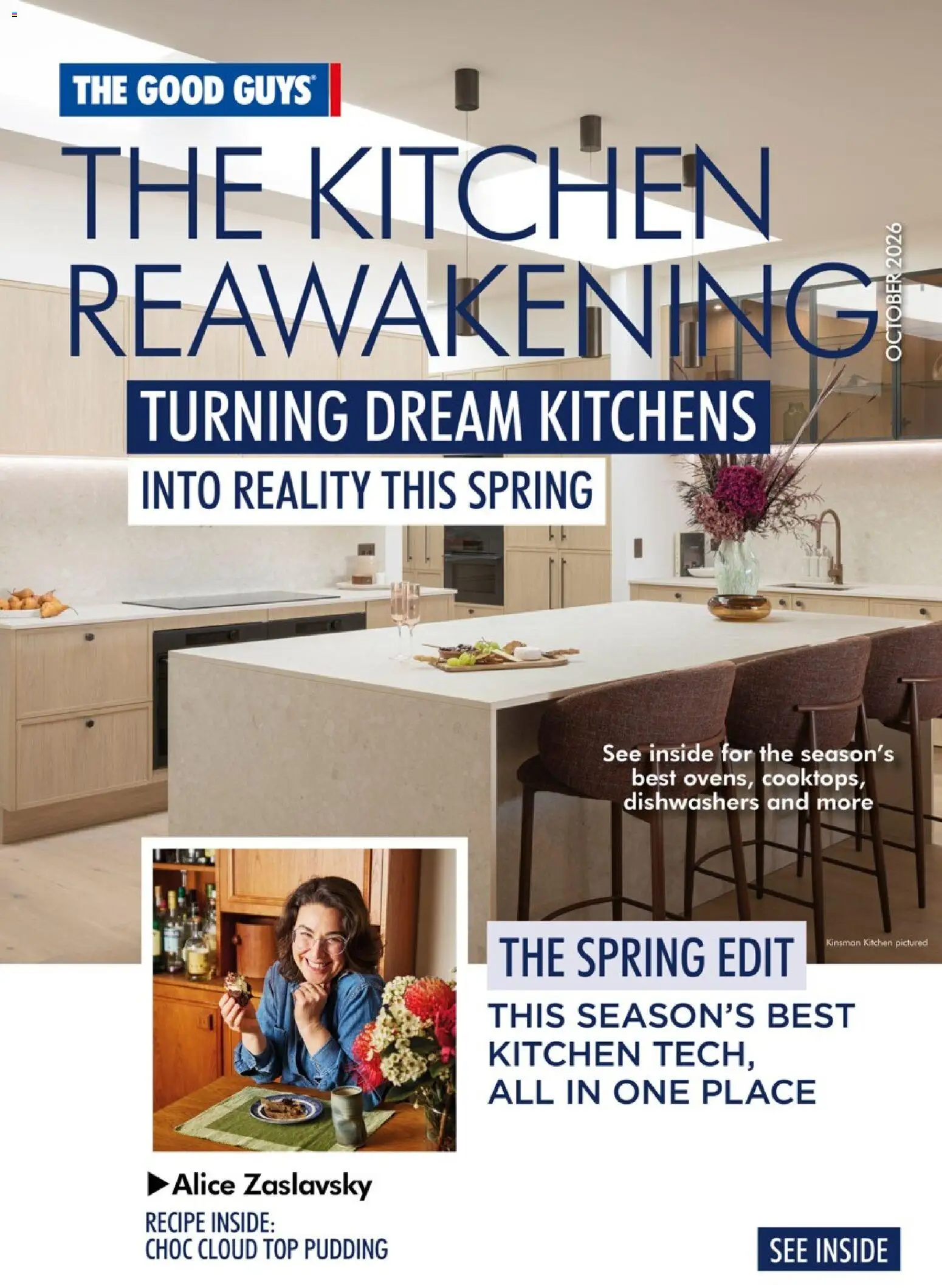 Preview of catalogue The Good Guys The Kitchen Reawakening from shop The Good Guys valid 01/10/2026 - Pudding
