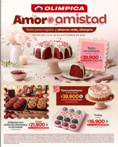 Vista previa del prospecto Olímpica catálogo Amor y amistad del almacen Olímpica válida del 14/09/2026 al 20/09/2026