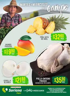 Vista previa las ofertas de la tienda Soriana - Soriana Martes y Miércoles del Campo Súper: Nuevo León, Ciudad Victoria y Tampico desde el 12/05/2026 